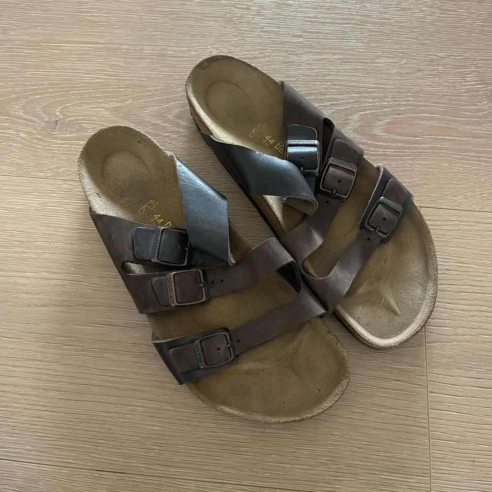 Men’s Brown leather Birkenstocks